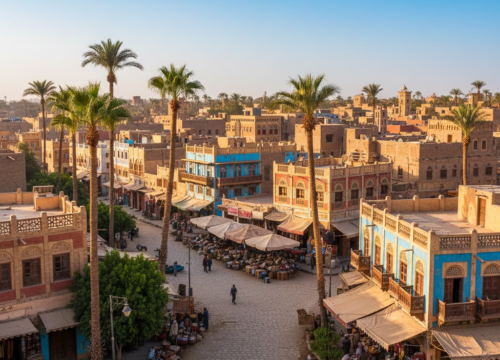 Ägyptische Städte jenseits idealisierter Postkartenbilder