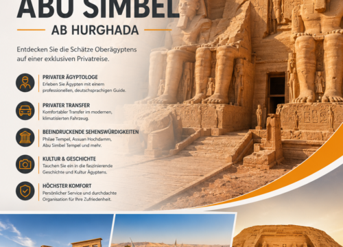Private 2-Tages-Tour nach Assuan & Abu Simbel ab Hurghada – Die faszinierendste Kulturreise Oberägyptens