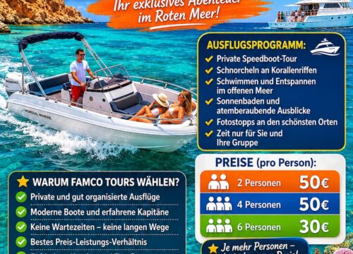 Private Schnorchel-Ausflug ab Hurghada – Entdecke die schönsten Korallenriffe im Roten Meer